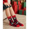 image:imageCOTTON DAY Kids Boys Crew Dress Socks Bright Colorful Pattern Graphic PrintChristmas 4 Pairs Boxed
