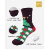 image:imageCOTTON DAY Kids Boys Crew Dress Socks Bright Colorful Pattern Graphic PrintChristmas 4 Pairs Boxed