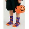 image:imageCOTTON DAY Kids Boys Crew Dress Socks Bright Colorful Pattern Graphic PrintHalloween