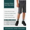 image:imageCOTTON DAY Unisex Little Kids Youth Boys Girls Soft Cotton Crew Dress Socks Seamless Toe Black White Gray Navy 6 PackLt Gray Heather