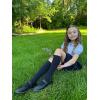 image:imageCOTTON DAY Kids Girls Unisex Knee High School Uniform Dress Socks Seamless Toe 3 Pack Black White Navy Blue GrayPlain Black