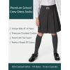 image:imageCOTTON DAY Kids Girls Unisex Knee High School Uniform Dress Socks Seamless Toe 3 Pack Black White Navy Blue GrayPlain Black
