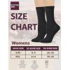 image:imageWomens Thin Textured Cotton Dress Socks Black CreamBlack