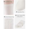image:imageWomens Thin Textured Cotton Dress Socks Black CreamCream