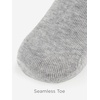 image:imageCOTTON DAY Unisex Kids Youth Boys Girls Soft Cotton School Crew Dress Socks Seamless Toe Black White Gray Navy 6 PackLt Gray Heather