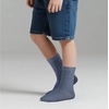 image:imageCOTTON DAY Unisex Kids Youth Boys Girls Soft Cotton School Crew Dress Socks Seamless Toe Black White Gray Navy 6 PackMed Denim Heather